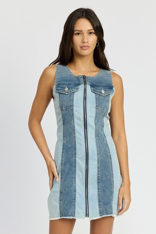 Wyoming Denim Mini Dress