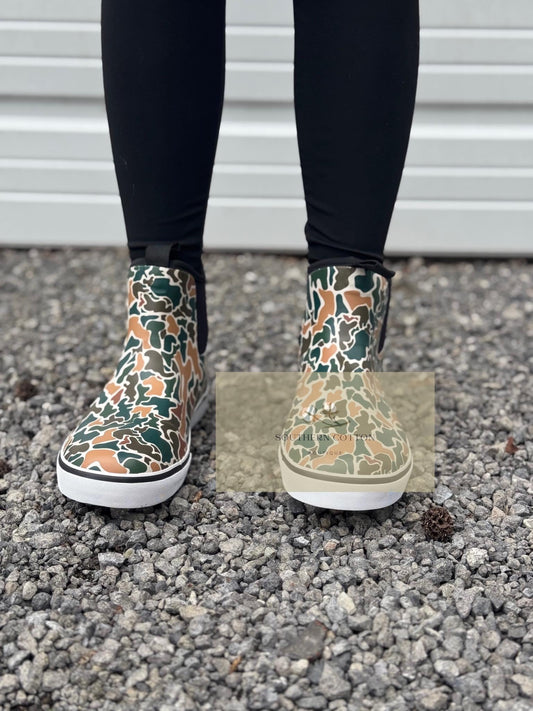 PREORDER Camo Deck Boots Women’s