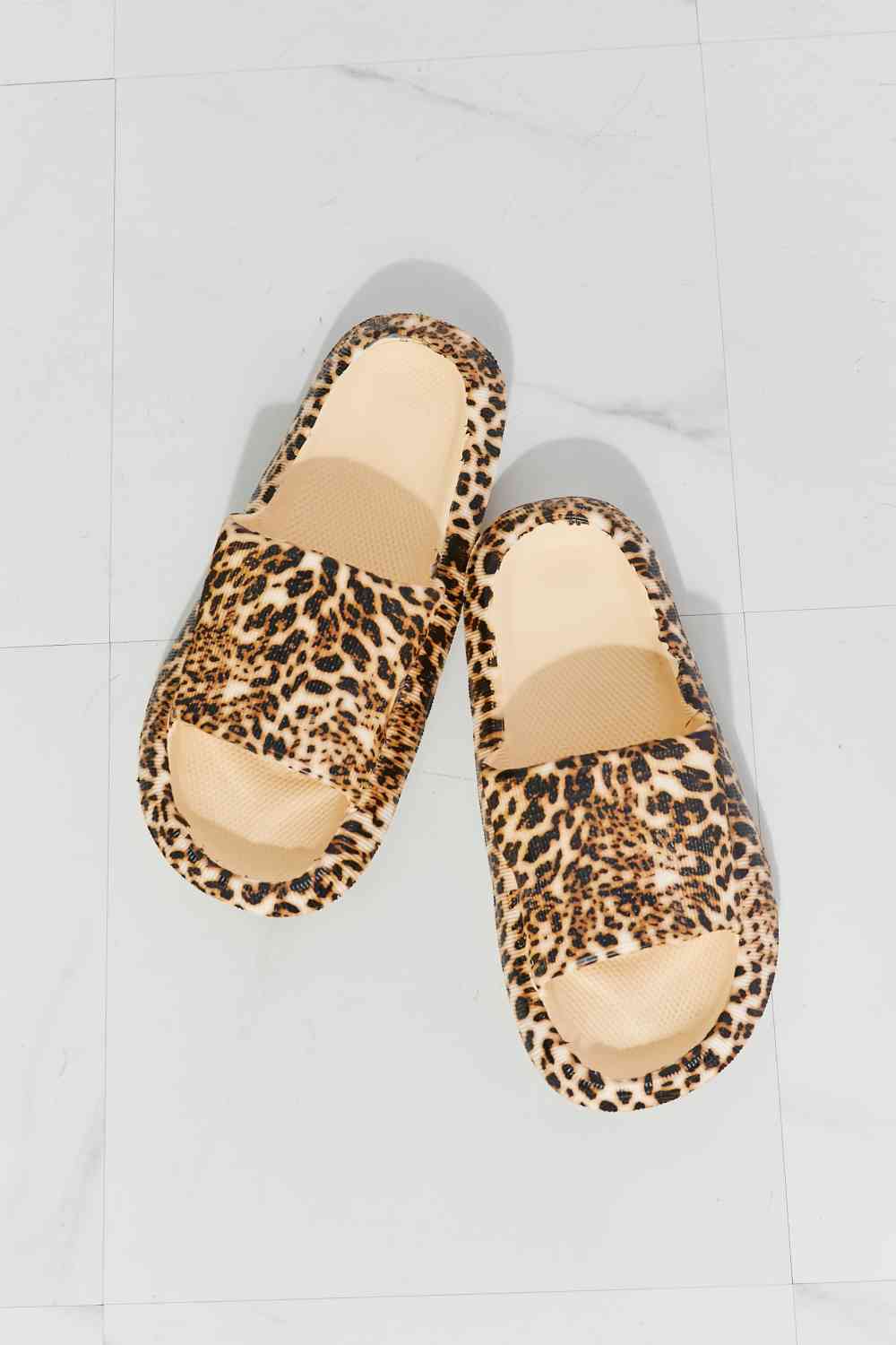 Leopard Luxe Western Slides